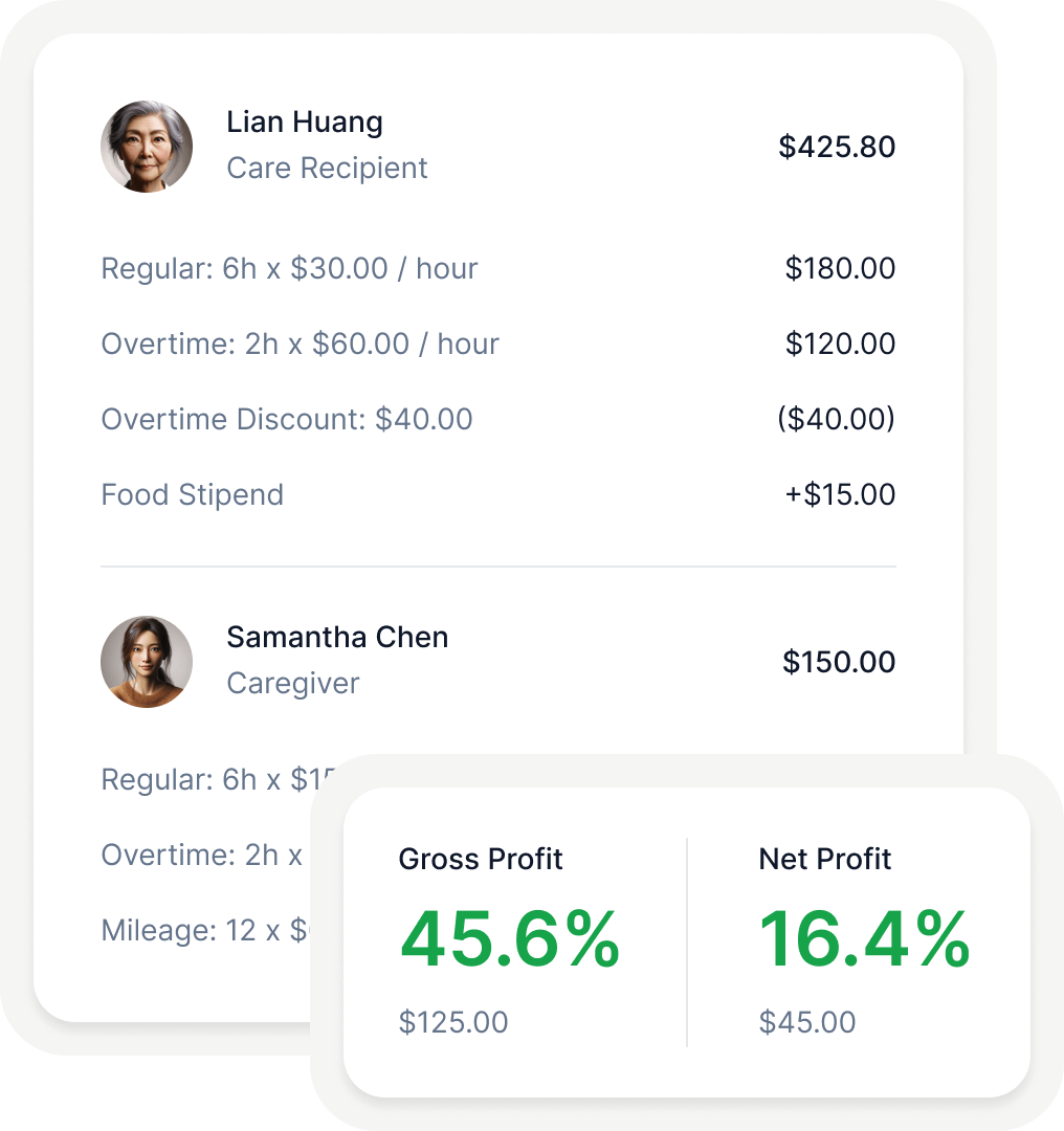 Billing projections